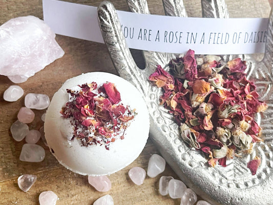 Rage Gems & Jewelry - Love Bombs - Bath Bombs with a Special Note & Gemstone: I Freaking Love YOu