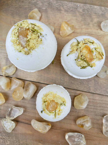 Rage Gems & Jewelry - Citrine & Jasmine Bath Bombs: Medium