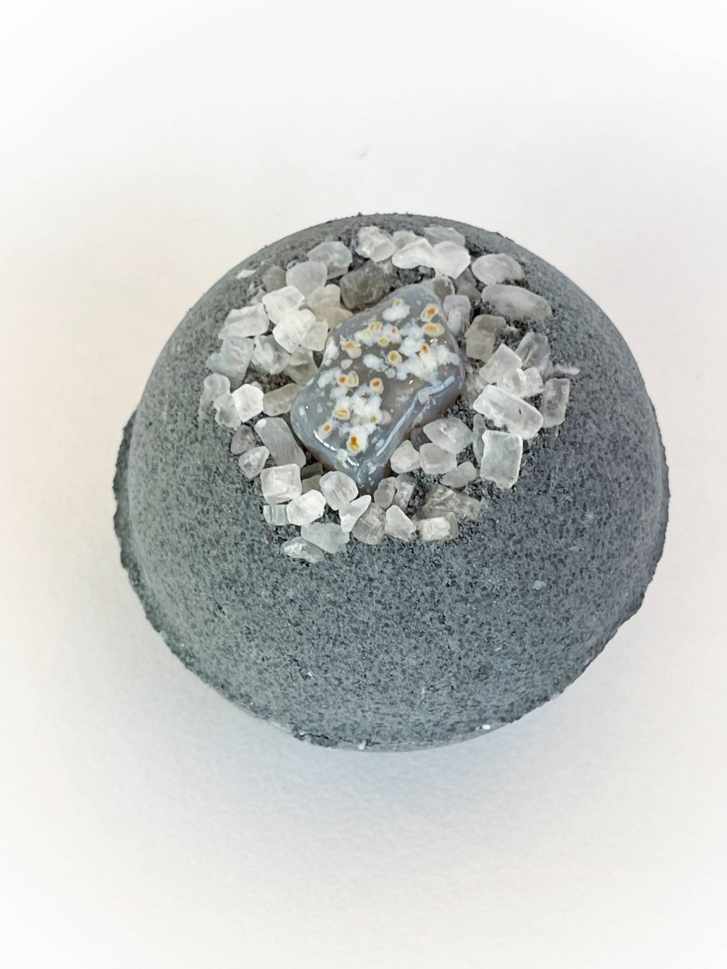 Rage Gems & Jewelry - Activated Charcoal, Agate & Coarse Sea Salt Bath Bomb: Mini