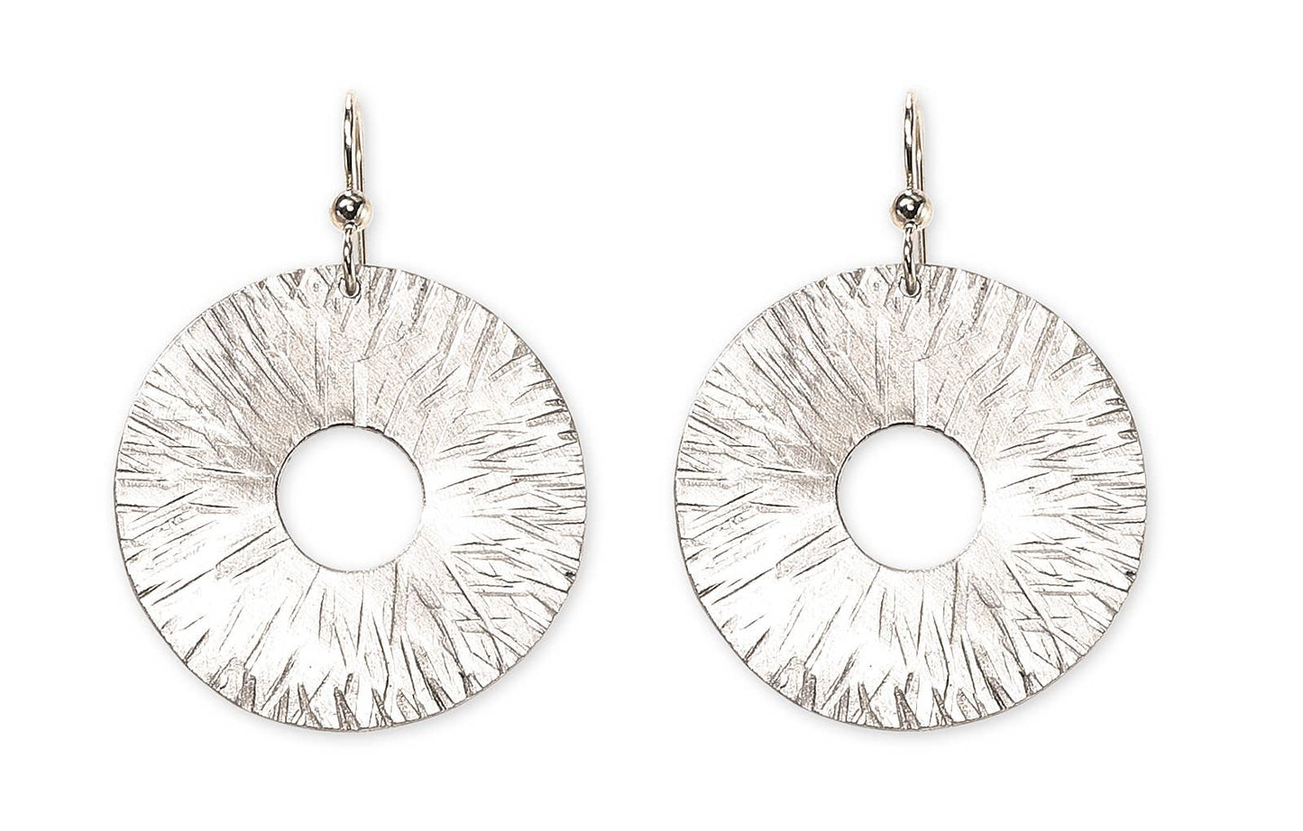 Chick Boss LLC - BURST Understated Disc Earrings explode with style: Copper