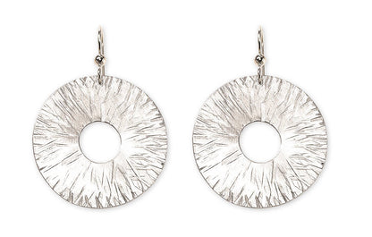 Chick Boss LLC - BURST Understated Disc Earrings explode with style: Copper