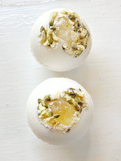 Rage Gems & Jewelry - Citrine & Jasmine Bath Bombs: Medium